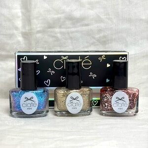 NIB Ciate' London set of 3 Mini Polishes